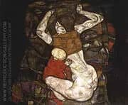 Young Mother 1914 By Egon Schiele