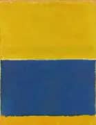 Untitled Yellow and Blue 1954 By Mark Rothko (Inspired By)
