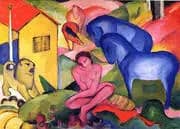 The Dream By Franz Marc