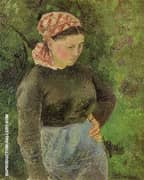 Peasant Woman 1880 By Camille Pissarro
