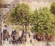 Place du Theatre-Francais Spring By Camille Pissarro