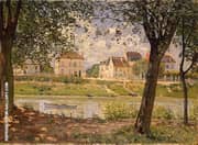 Villneuve la Garenne 1872 By Alfred Sisley