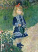 A Girl with a Watering Can 1876 By Pierre Auguste Renoir