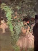 Dancers Backstage 1890 By Edgar Degas