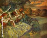 Four Dancers 1899 By Edgar Degas