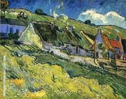 A Group of Cottages 1890 By Vincent van Gogh