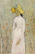 Girl in White 1890 By Vincent van Gogh