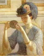 Reflections c 1908 By Frederick Carl Frieseke