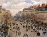 Boulevard Montmartre Afternoon Sunshine 1897 By Camille Pissarro