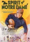 THE SPIRIT OF NOTRE DAME, 1931 By Sporting-Movie-Posters