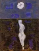 White Moon By Milton Avery