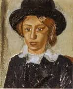 Female Portrait c1912 By Giorgio Morandi