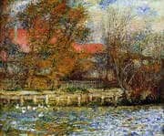 Duck Pond 1873 By Pierre Auguste Renoir