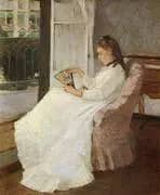 The Artists Sister at a Window 1869 By Berthe Morisot