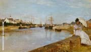 The Harbour at Lorient 1869 By Berthe Morisot