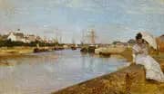 The Harbour at Lorient 1869 By Berthe Morisot