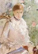 Summer Young Woman by a Window 1878 By Berthe Morisot