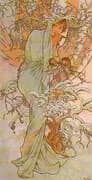 Winter 1896 By Alphonse Mucha