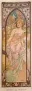 Awake in the Morning 1899 By Alphonse Mucha