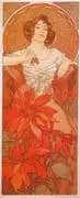 Ruby By Alphonse Mucha
