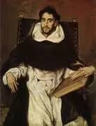 Fray Hortsensio Felix Paravincino 1609 By El Greco