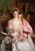 Mrs. Fiske Warren and her Daughter 1903 By John Singer Sargent