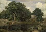 Forest Fontainbleau c1846 By Jean-baptiste Corot