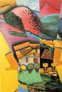 Landscape at Ceret 1913 By Juan Gris