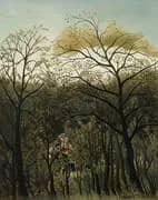Rendezvous in the Forest 1889 By Henri Rousseau