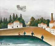 Les Pecheurs a la Ligne By Henri Rousseau