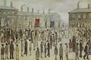 The Procession 1927 By L-S-Lowry