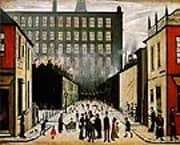 Street Scene Cul de sac 1935 By L-S-Lowry