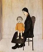 Mother and Child 1956 By L-S-Lowry