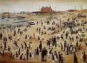 July the Seaside 1943 By L-S-Lowry