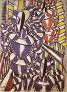 The Stairway 1914 By Fernand Leger
