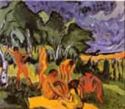 Open Air Moritzburgh 1910 By Max Pechstein
