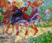Wildly Dancing Children 1909 By Emil Nolde