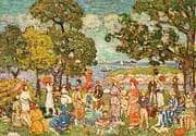 The Promenade c1912 By Maurice Prendergast