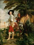 Charles 1 At the Hunt By Van Dyck