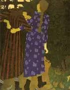 Young Girls Walking 1891 By Edouard Vuillard