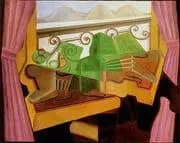 Open Window with Hills 1923 By Juan Gris