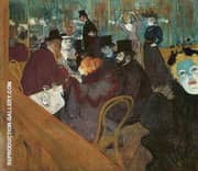 At the Moulin Rouge c1892 By Henri De Toulouse Lautrec