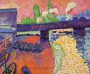 Hungerford Bridge at Charing Cross 1906 By Andre Derain