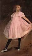 Dancer in Pink Dress 1902 By William Glackens