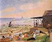 Beach Side 1913 By William Glackens