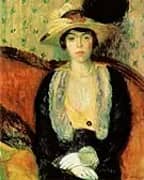 Miss Olga D 1910 By William Glackens