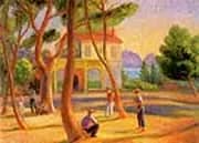 Bowlers La Ciotat 1930 By William Glackens