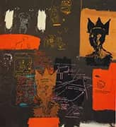 Untitled from the Blue Ribbon Series 1 1984 By Jean Michel Basquiat