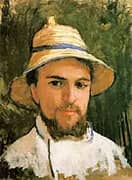 Autoportrait Fragment c1873 By Gustave Caillebotte
