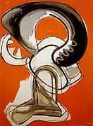 Furry 1946 By Hans Hofmann